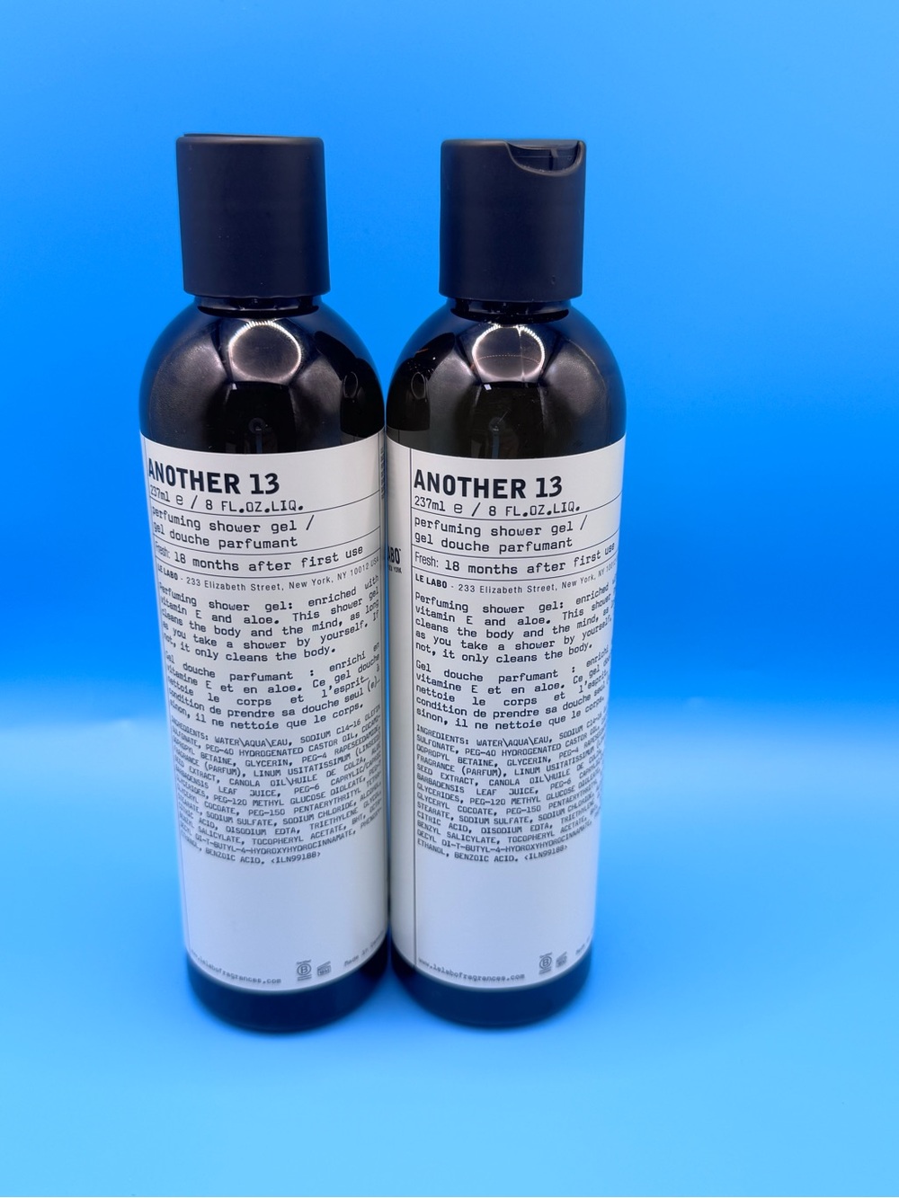 2 x LE LABO ANOTHER 13 Perfuming Shower Gel 8 FL.OZ. Each